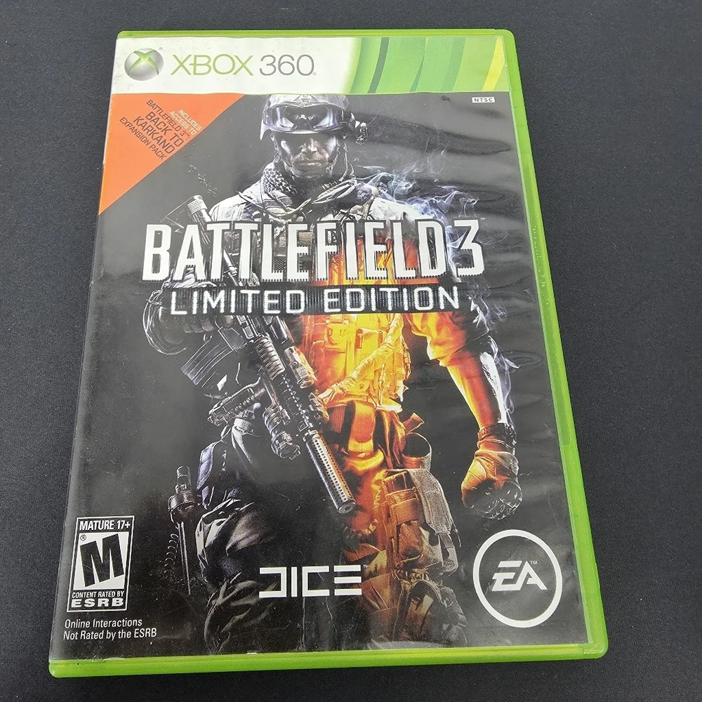 Electronic Arts Battlefield 3 Limited Edition Xbox 360 CIB 2-Disc Set